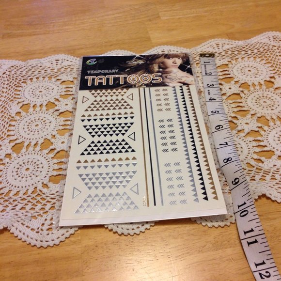 Temporary Tattoo bundle, gold and silver - Picture 6 of 7